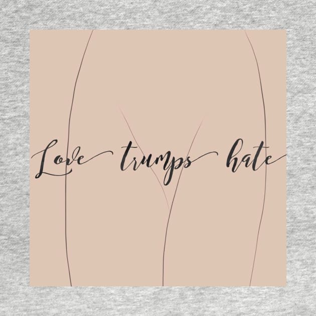 Love trumps hate contemporary art work by penandbea